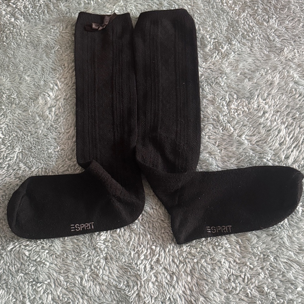 Esprit Black Dress/ Casual Socks